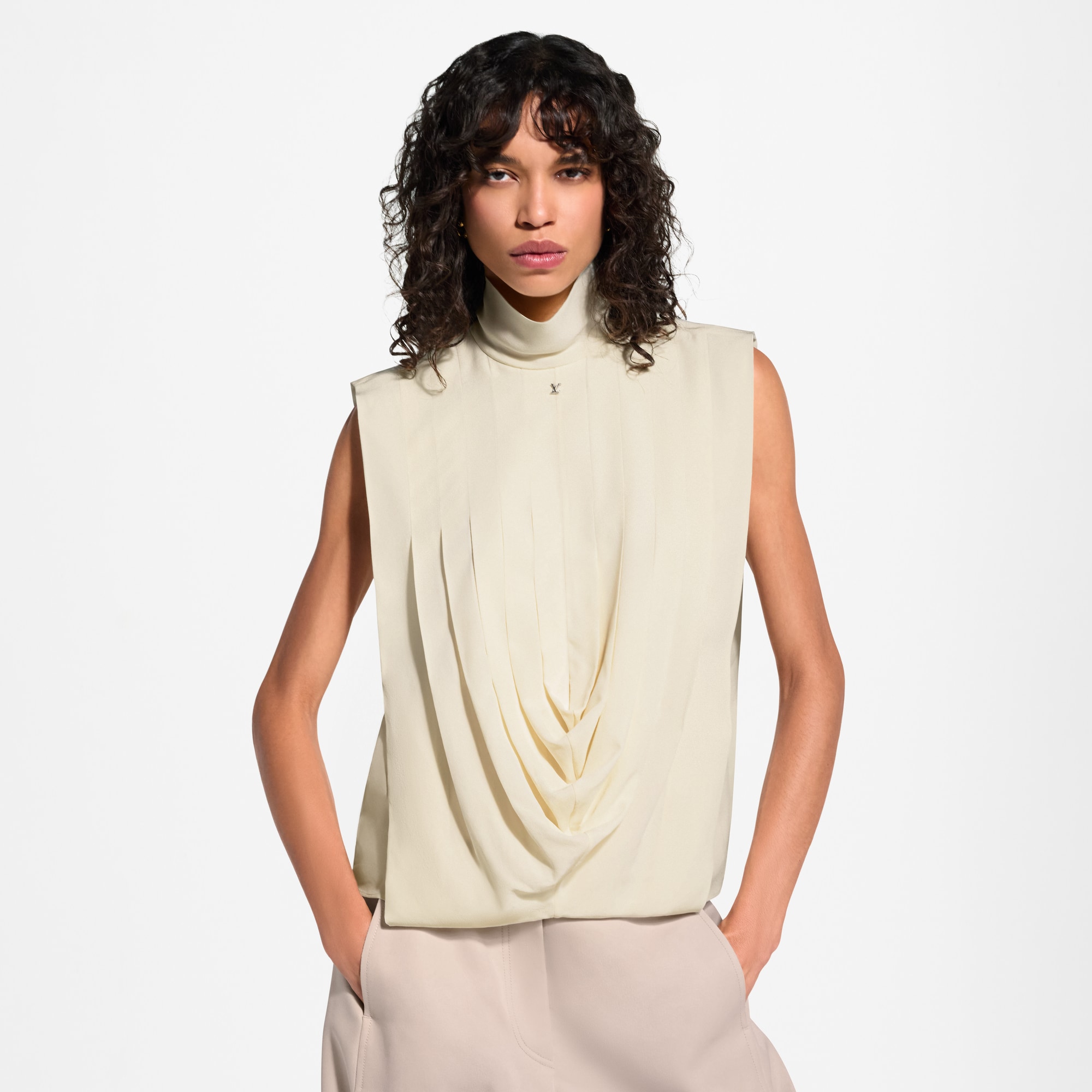 Drape Front Top - Ready-to-Wear 1AKW8D | LOUIS VUITTON